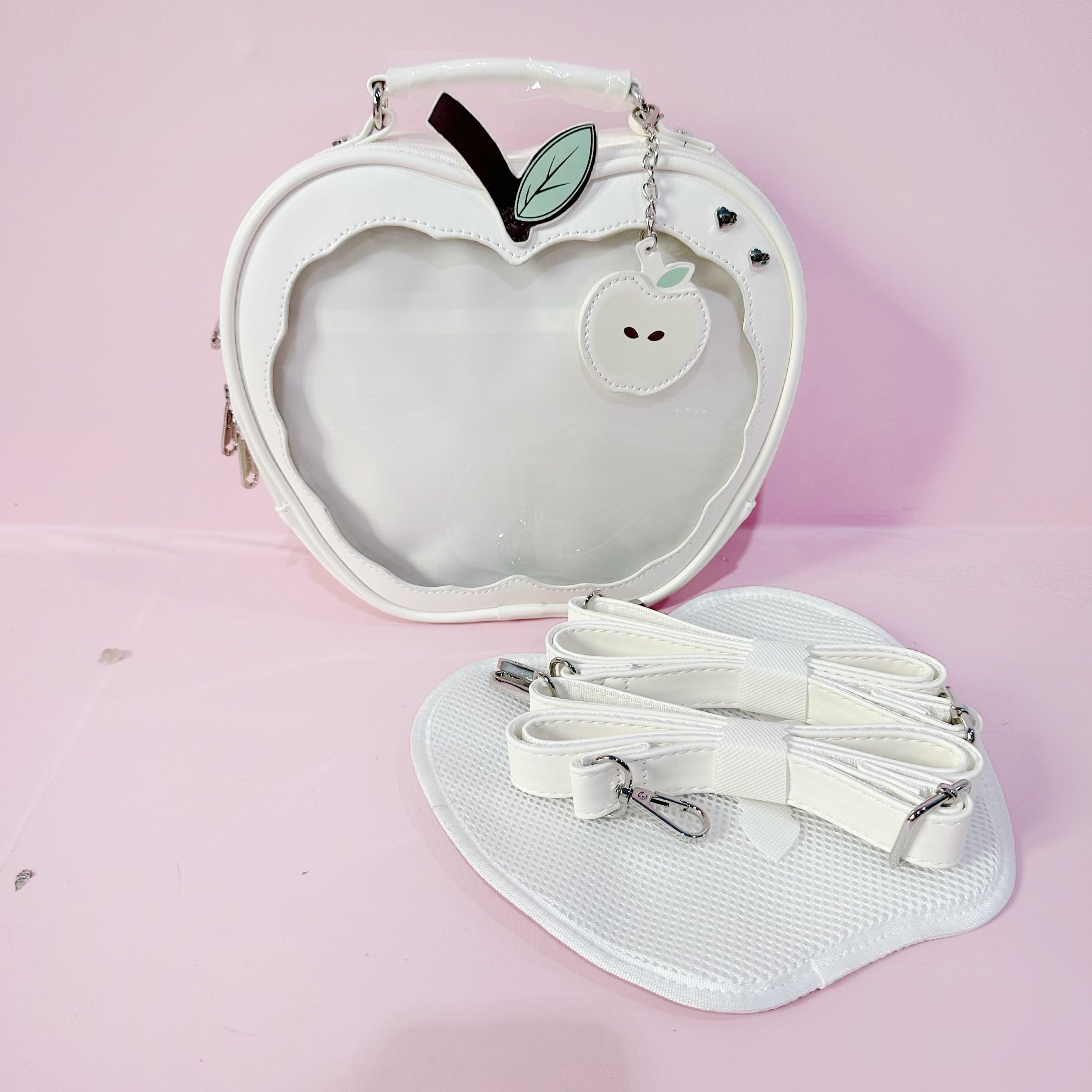 Apple Ita Bag with Included Insert for Pin Display Apple Ita Bag with Included Insert for Pin Display