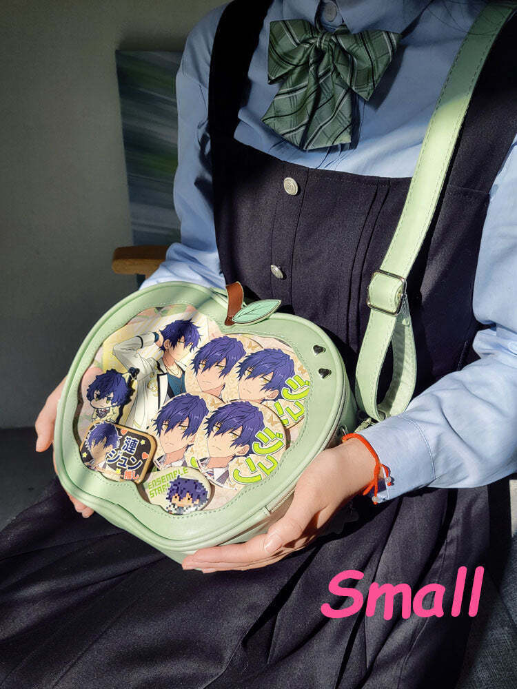 Apple Ita Bag with Included Insert for Pin Display Apple Ita Bag with Included Insert for Pin Display