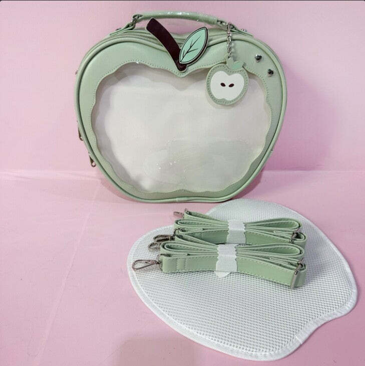 Apple Ita Bag with Included Insert for Pin Display Apple Ita Bag with Included Insert for Pin Display