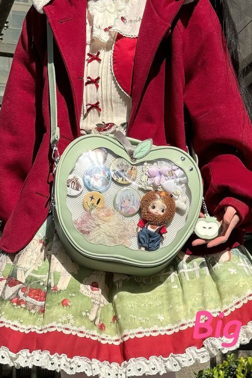 Apple Ita Bag with Included Insert for Pin Display