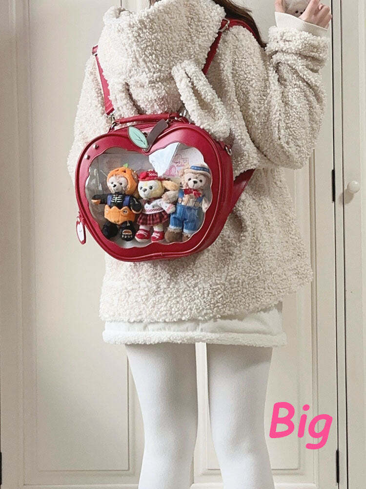 Apple Ita Bag with Included Insert for Pin Display Apple Ita Bag with Included Insert for Pin Display