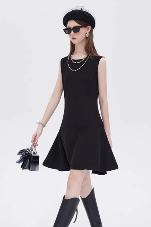 Asymmetry Sleeveless Dress