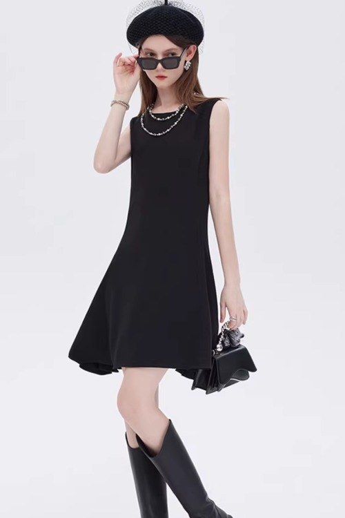 Asymmetry Sleeveless Dress