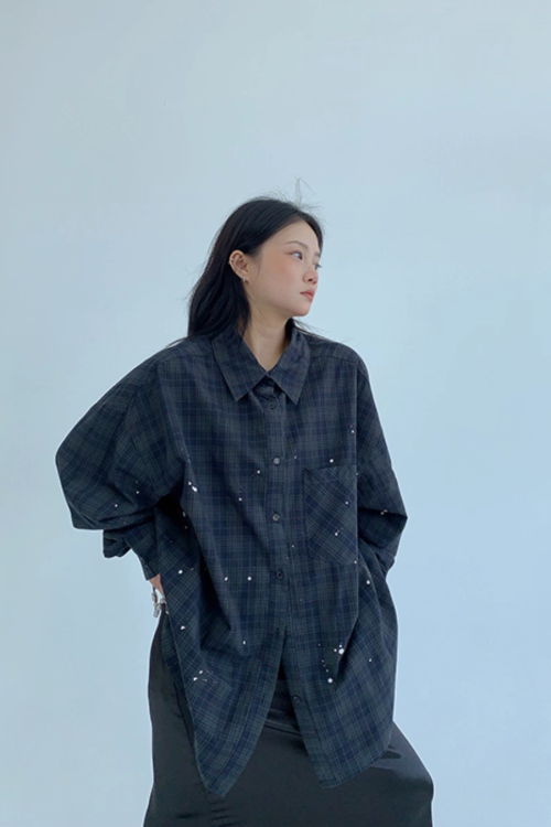 Back Logo Loose Paid Shirt