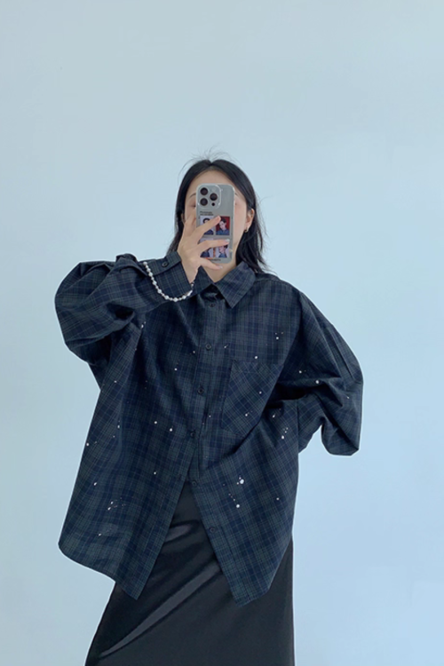 Back Logo Loose Paid Shirt