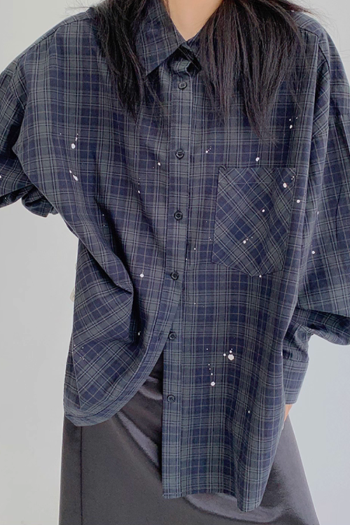 Back Logo Loose Paid Shirt