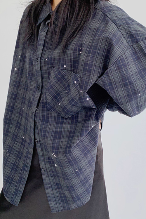 Back Logo Loose Paid Shirt