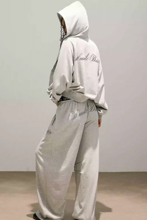 Back Logo Zip Hoodie / Sweatpants