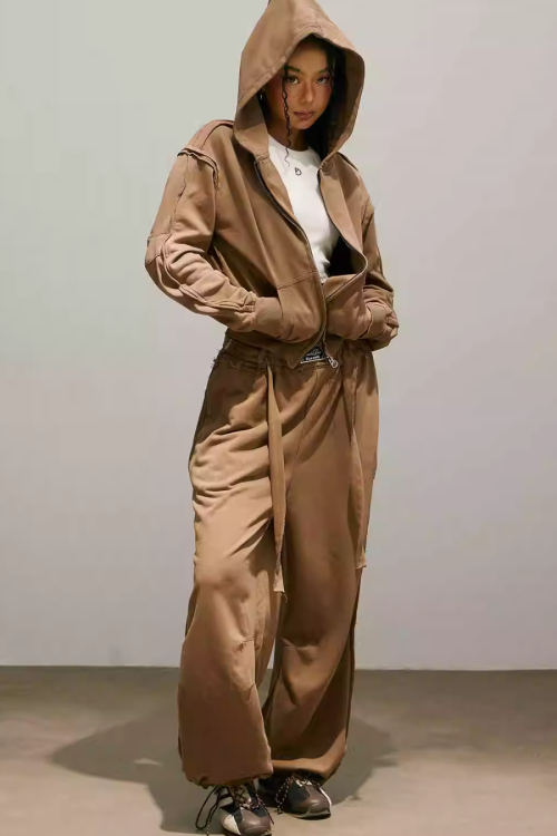 Back Logo Zip Hoodie / Sweatpants