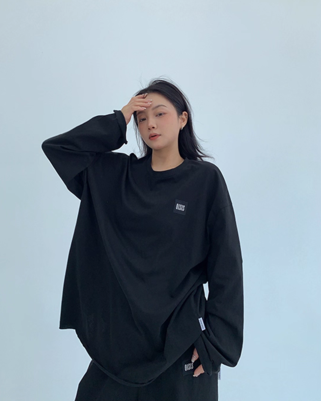 Basic Long Sleeve Top / Wide Pants Basic Long Sleeve Top / Wide Pants