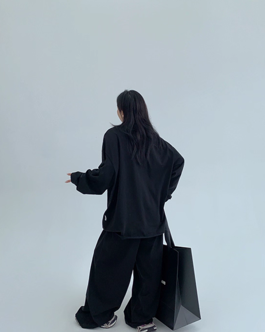 Basic Long Sleeve Top / Wide Pants Basic Long Sleeve Top / Wide Pants