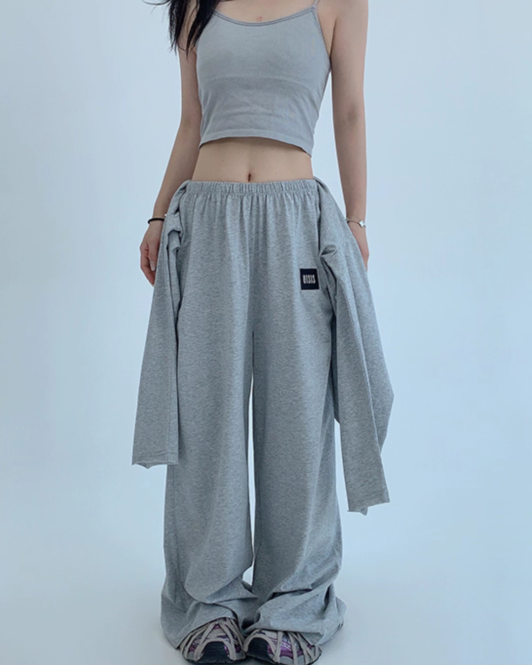 Basic Long Sleeve Top / Wide Pants Basic Long Sleeve Top / Wide Pants