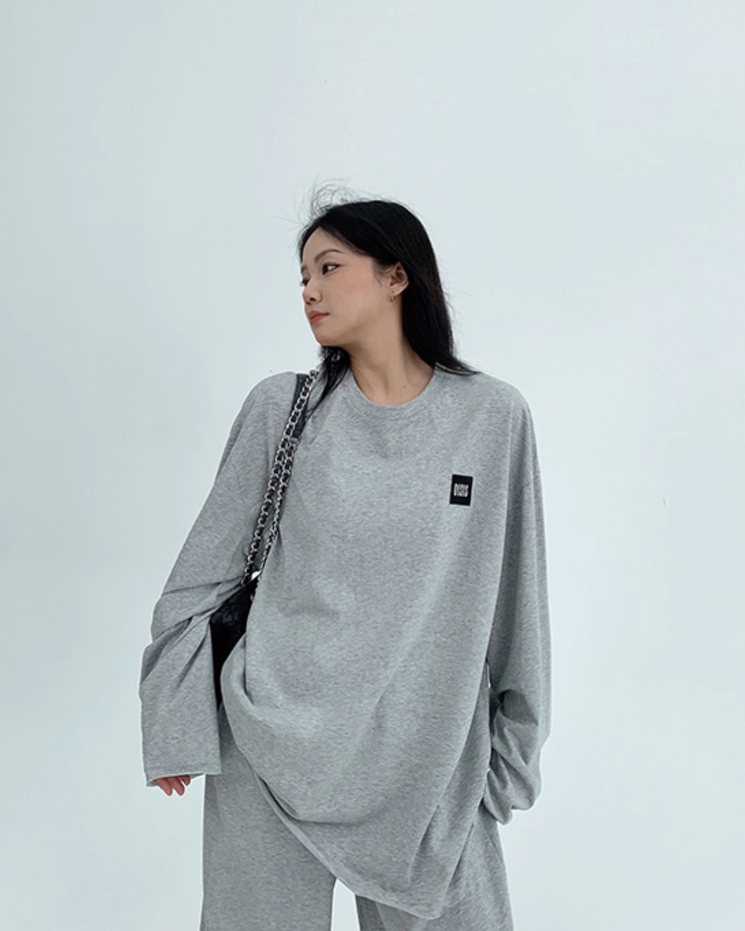 Basic Long Sleeve Top / Wide Pants Basic Long Sleeve Top / Wide Pants