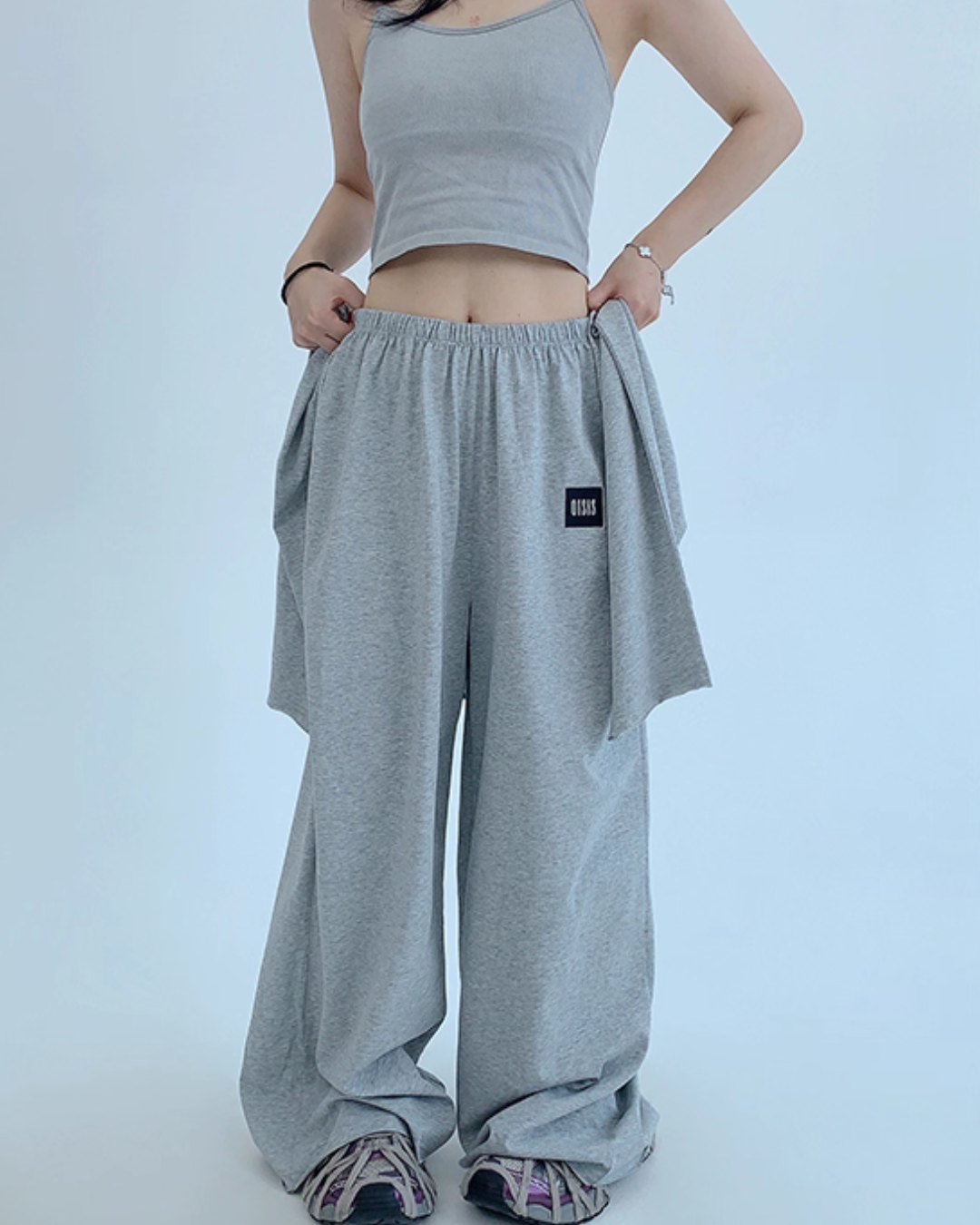 Basic Long Sleeve Top / Wide Pants Basic Long Sleeve Top / Wide Pants