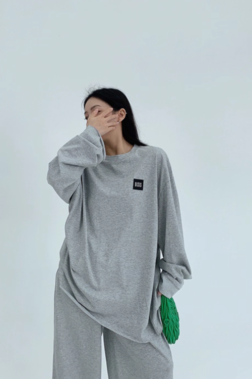 Basic Long Sleeve Top / Wide Pants