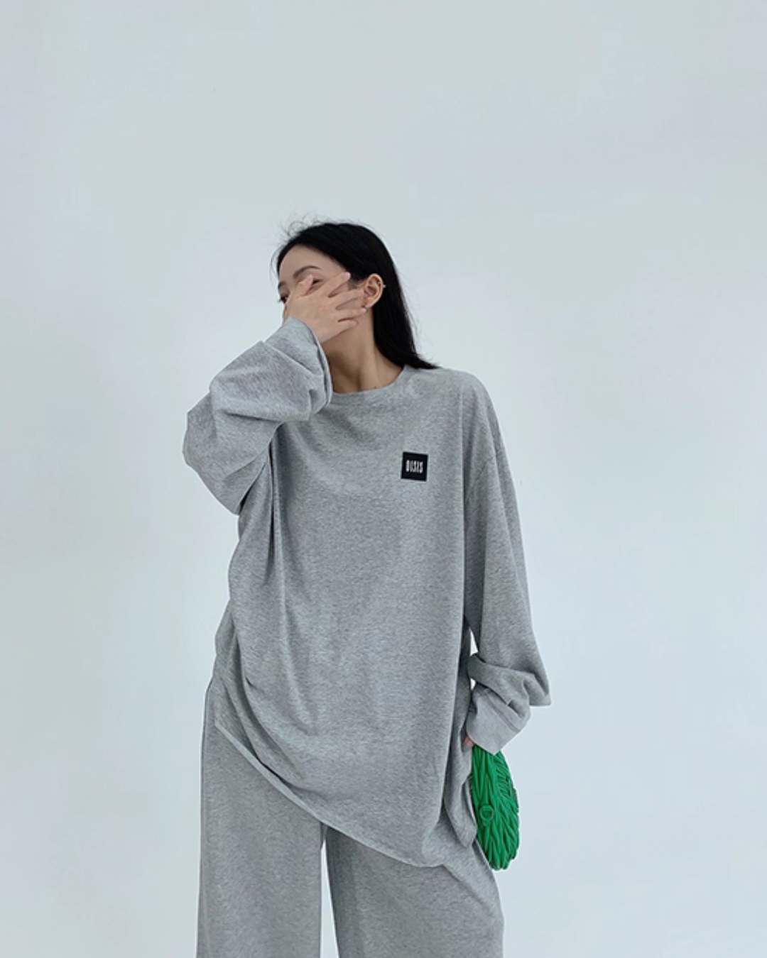 Basic Long Sleeve Top / Wide Pants Basic Long Sleeve Top / Wide Pants