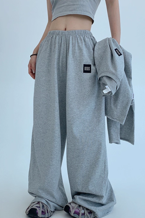 Basic Long Sleeve Top / Wide Pants