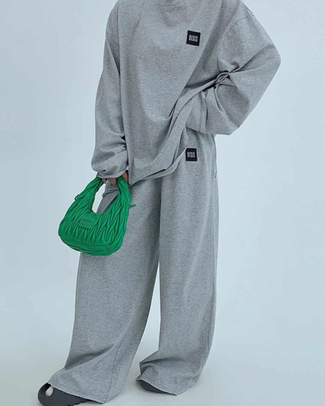 Basic Long Sleeve Top / Wide Pants Basic Long Sleeve Top / Wide Pants