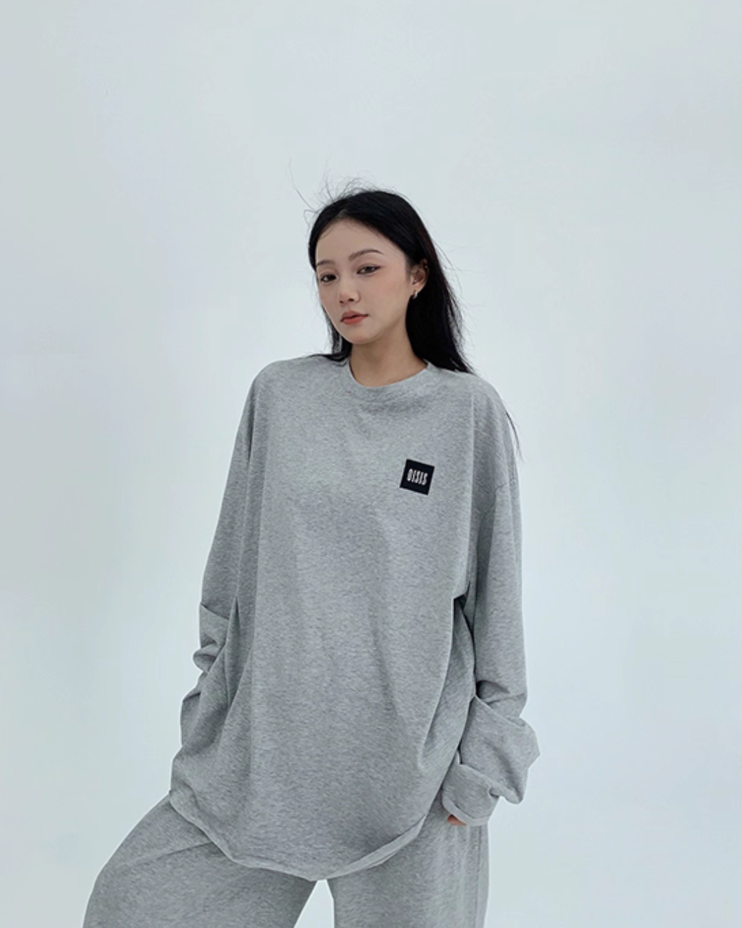 Basic Long Sleeve Top / Wide Pants Basic Long Sleeve Top / Wide Pants