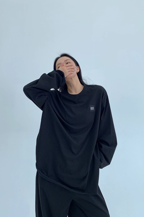 Basic Long Sleeve Top / Wide Pants