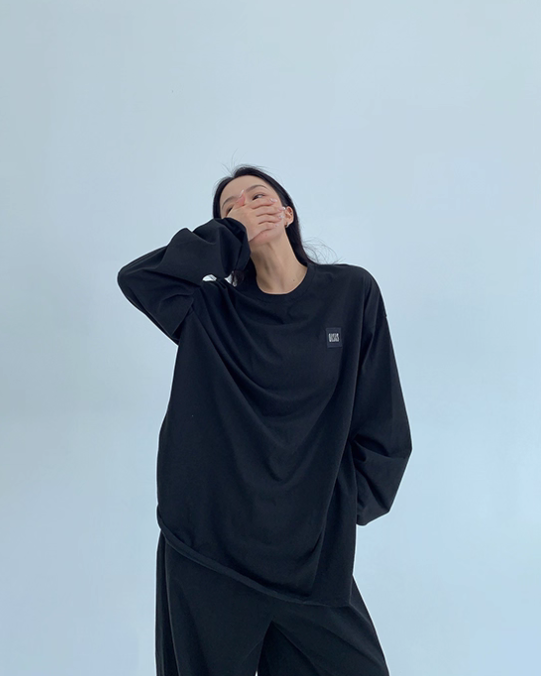 Basic Long Sleeve Top / Wide Pants Basic Long Sleeve Top / Wide Pants