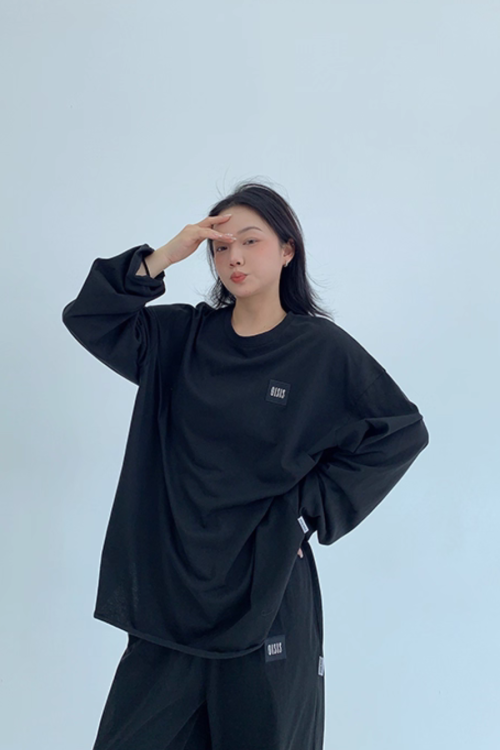 Basic Long Sleeve Top / Wide Pants