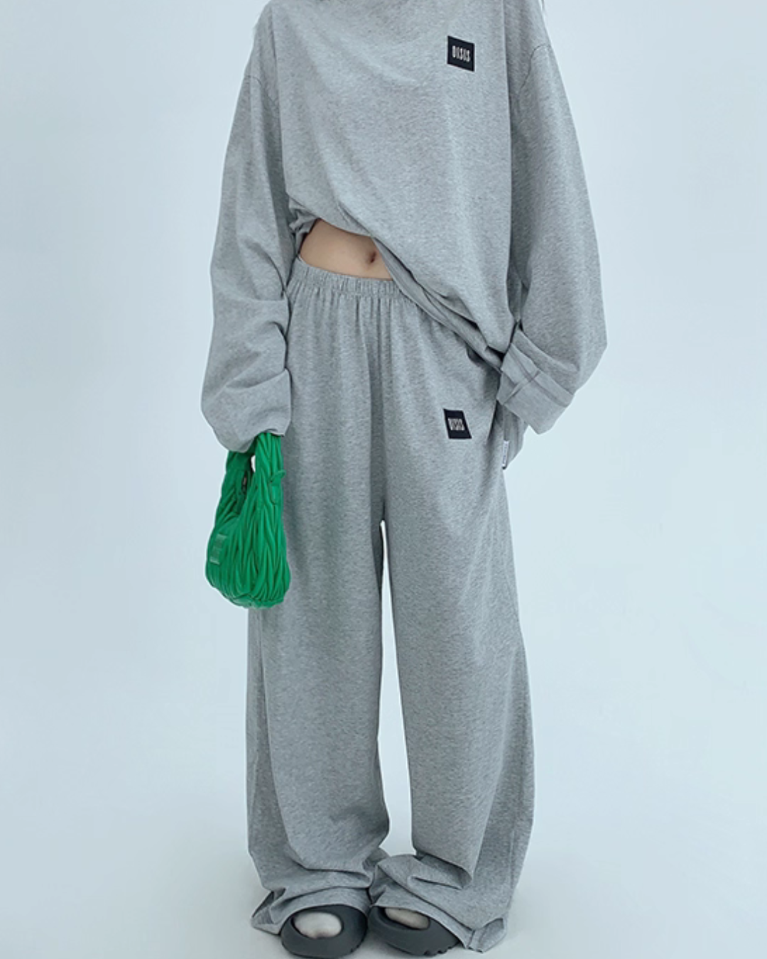 Basic Long Sleeve Top / Wide Pants Basic Long Sleeve Top / Wide Pants