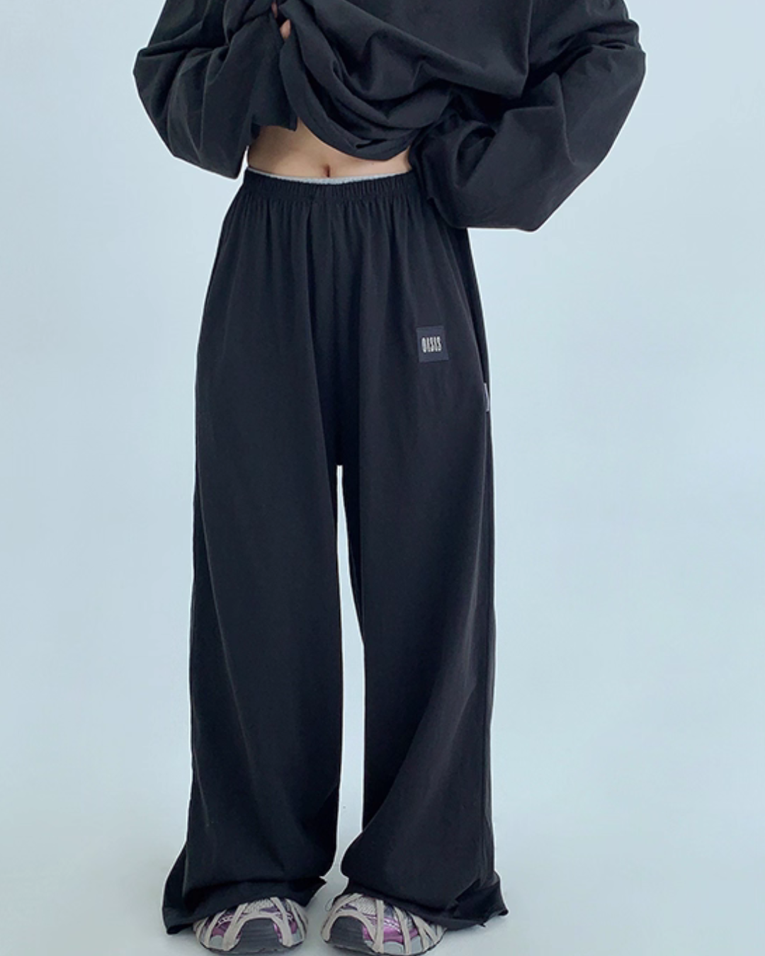 Basic Long Sleeve Top / Wide Pants Basic Long Sleeve Top / Wide Pants