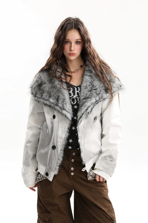 Big Collar Fleece Jacket