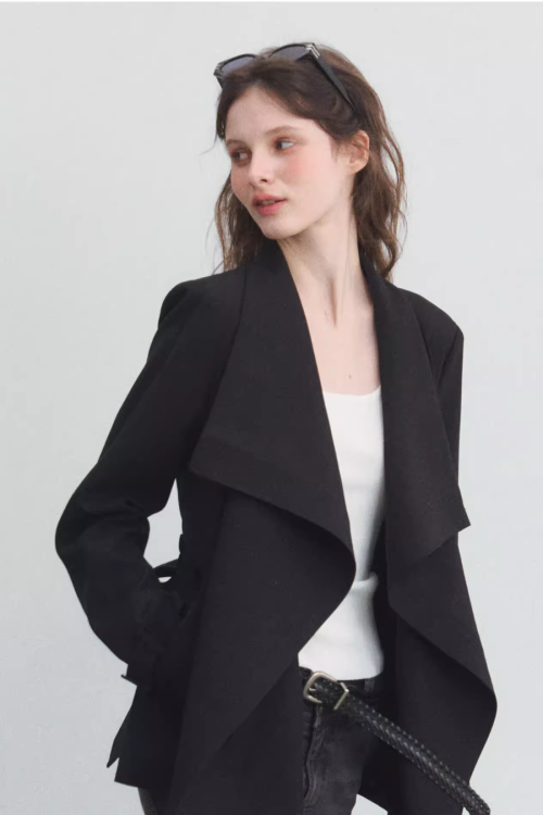 Big Collar Long Sleeve Jacket