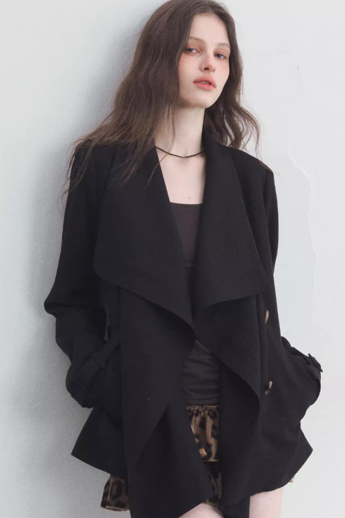 Big Collar Long Sleeve Jacket