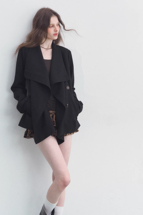 Big Collar Long Sleeve Jacket