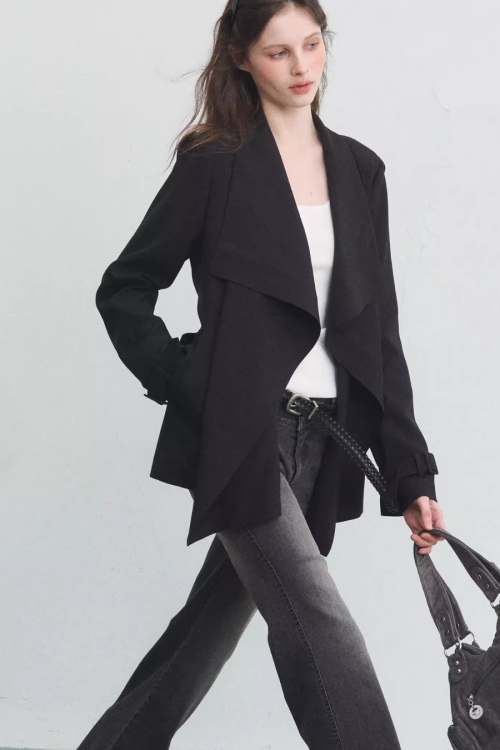 Big Collar Long Sleeve Jacket