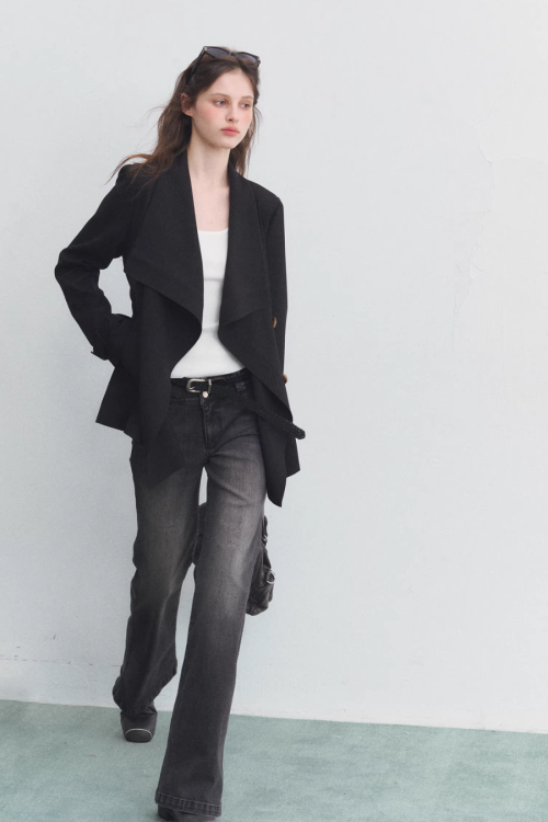 Big Collar Long Sleeve Jacket