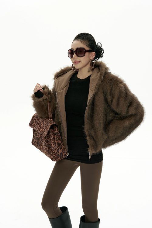 Big Hood Fur Coat
