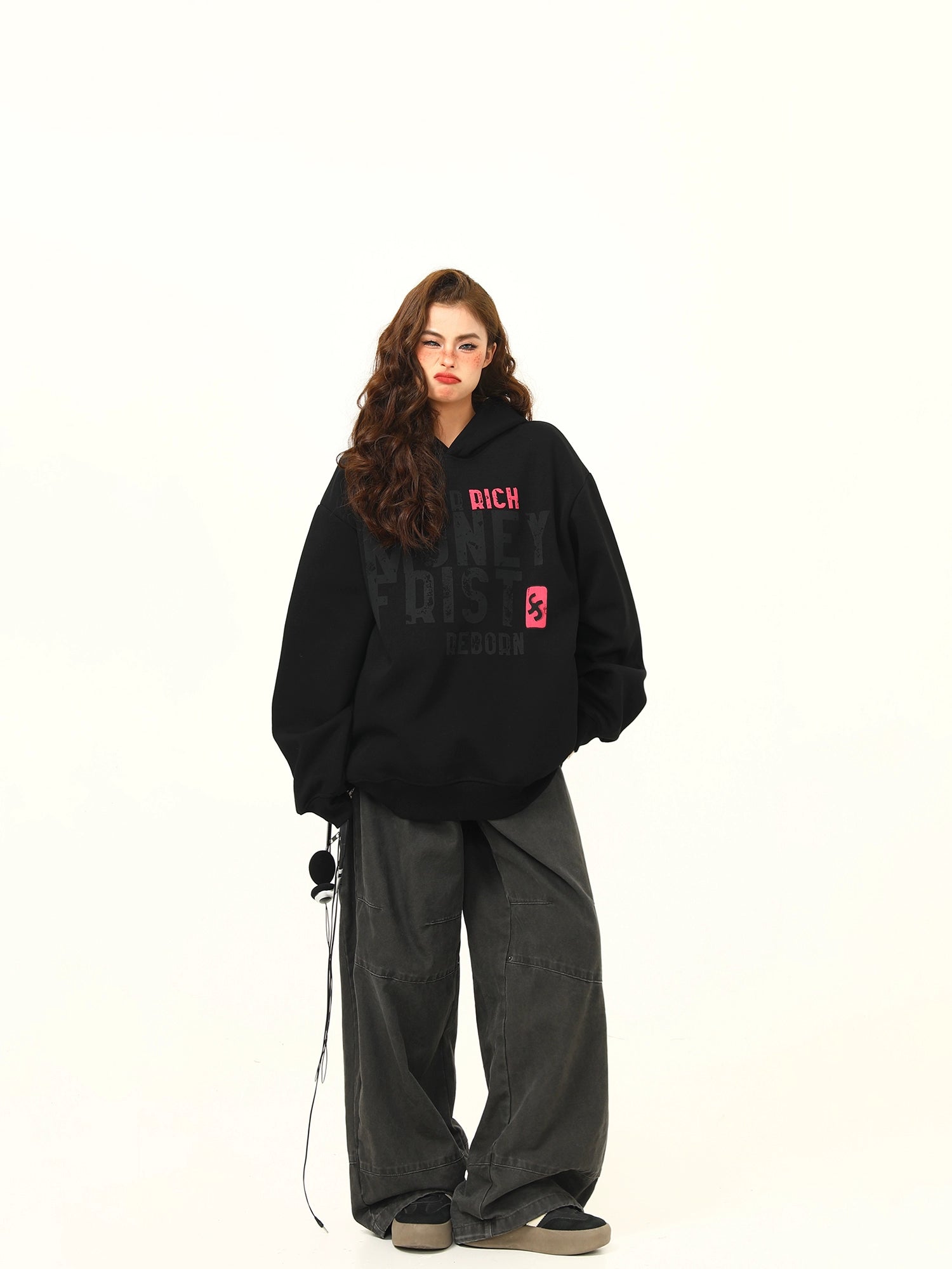 Big Logo Print Hoodie Big Logo Print Hoodie