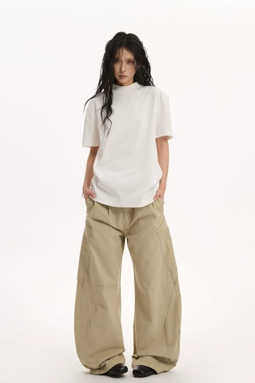 Big Pocket Curve Wide Pants
