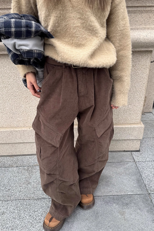 Big Pocket Wide Cargo Pants