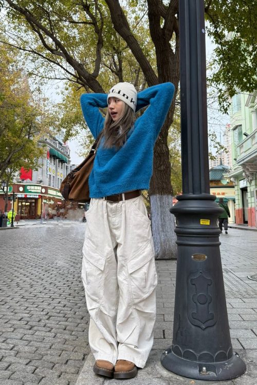 Big Pocket Wide Cargo Pants