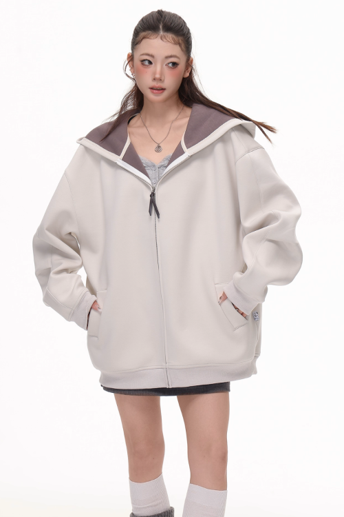 Big Silhouette Zip Hoodie