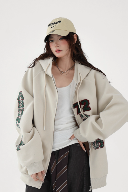 Big Silhouette Zip Hoodie