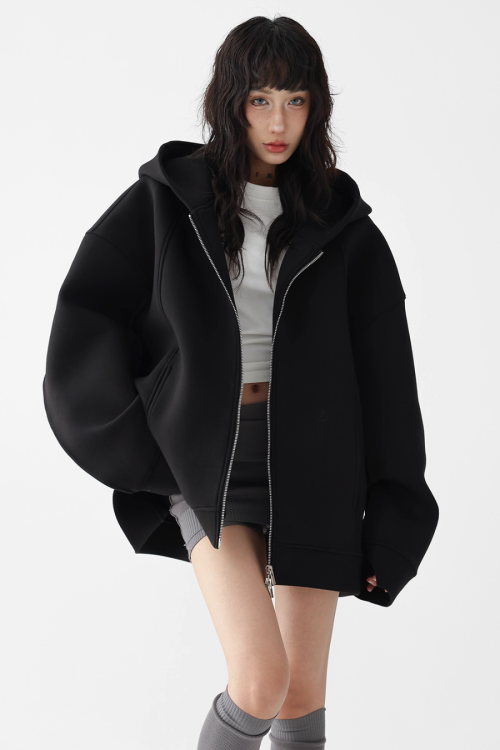 Big Silhouette Zip Hoodie