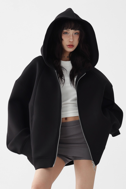 Big Silhouette Zip Hoodie