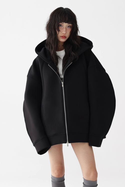 Big Silhouette Zip Hoodie