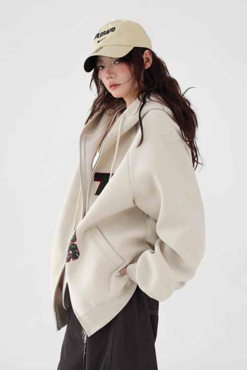 Big Silhouette Zip Hoodie