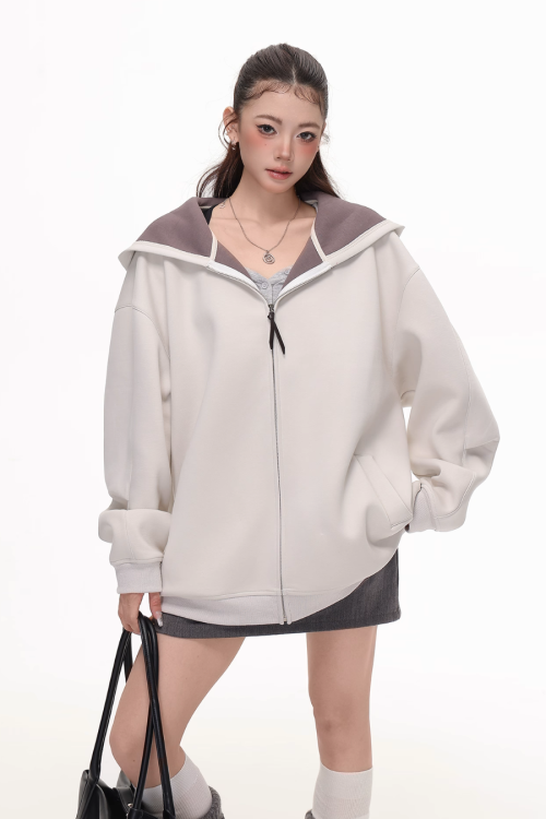 Big Silhouette Zip Hoodie