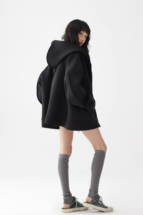 Big Silhouette Zip Hoodie