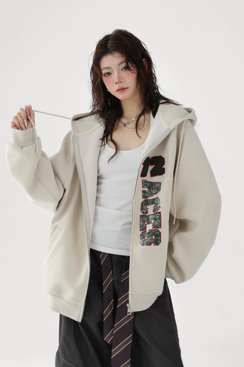 Big Silhouette Zip Hoodie