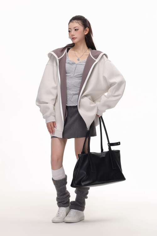 Big Silhouette Zip Hoodie