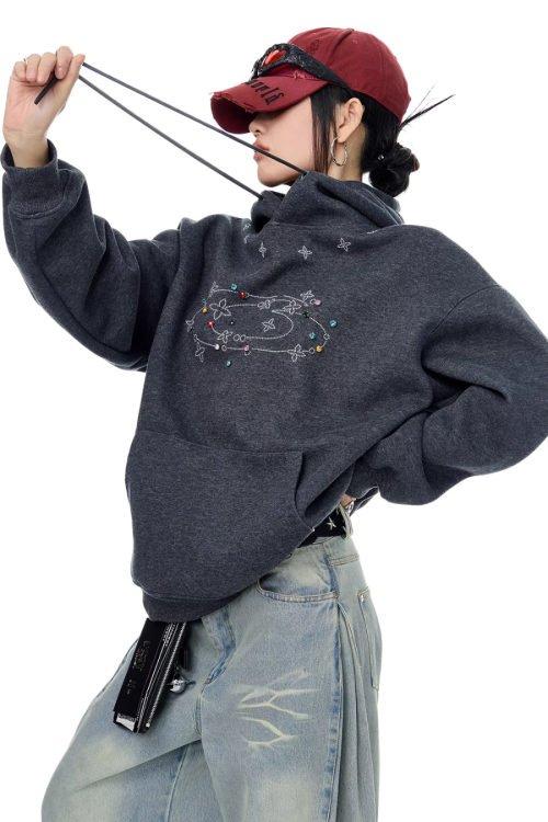 Bijou Logo Sweatshirt Hoodie